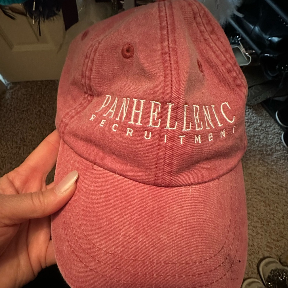 Pink Panhellenic Recruitment Cap